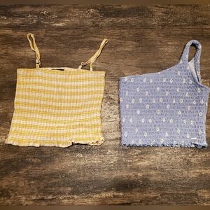 2 Size Small Crop Tops. Hollister And F21